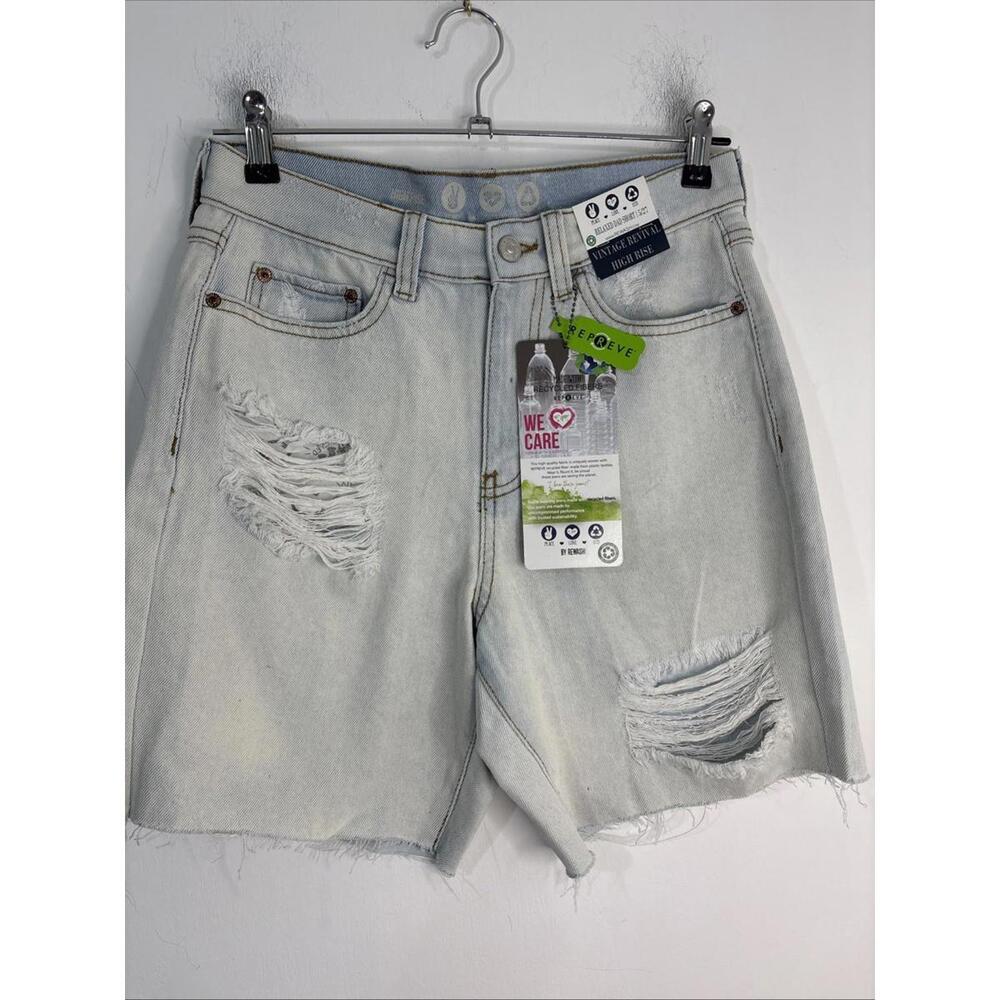 NWT Vintage Revival High Rise‎ Relaxed Dad Shorts 5/27 New Up cycled Rewash